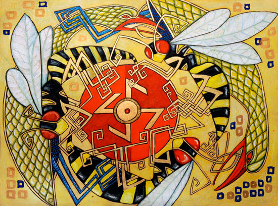 Sun Wheel by Lynnette Shelley